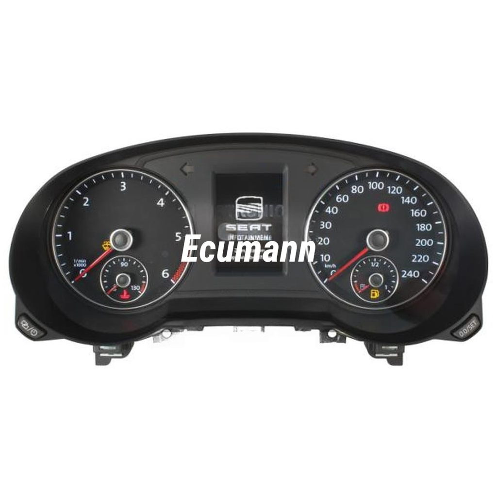 SEAT Alhambra 2.0 TDI (Alhambra, 7N) 2013 - 2014 Engine code CFFB, CFGC Gösterge Paneli