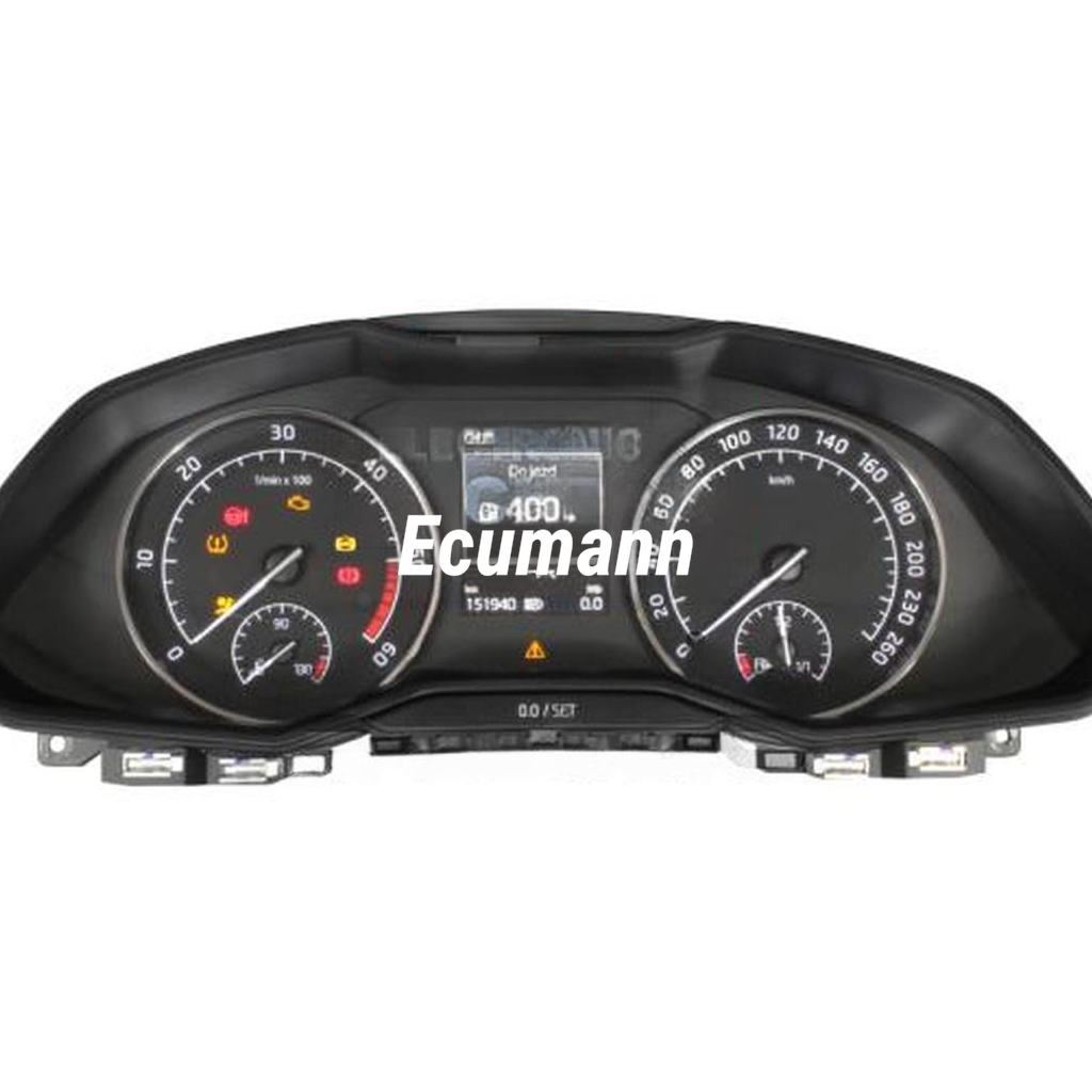 Skoda Superb 2.0 TDI 4x4 (Superb, 3V) 2018 Engine code CFHA Gösterge Paneli